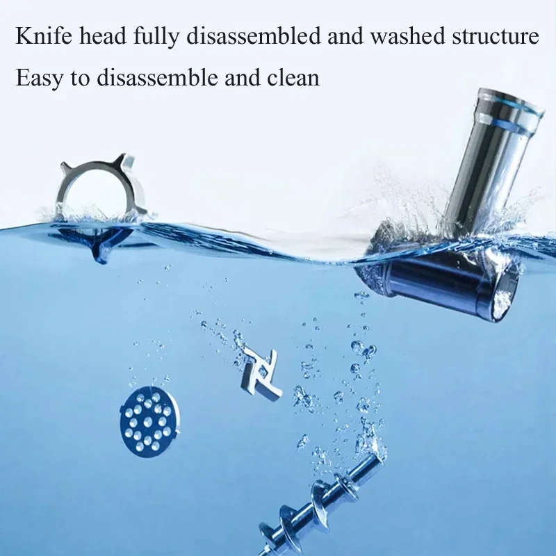 Electric Meat Grinder Food Processors Vegetable Chopper 800W Meat Mincer Mixer Crusher Blender for Kitchen 220V view 5