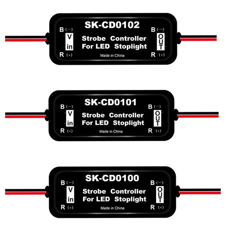 CD0100/CD0101/CD0102 Flash Strobe Controller modulo lampeggiatore per auto LED freno Stoplight accessori per la modifica automobilistica