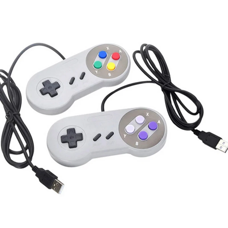 

Wired USB Controller Gamepad Joysticks Classic Joypad for Nintendo SNES for MAC Windows PC for Windows PC Control Gamepad