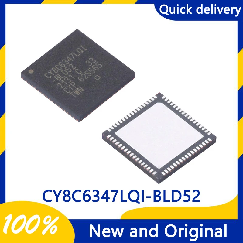 CY8C6347LQI-BLD52 68QFN Microcontroller Single Chip Microcomputer Electronic Component  Integrated Chip Ic  New And Original