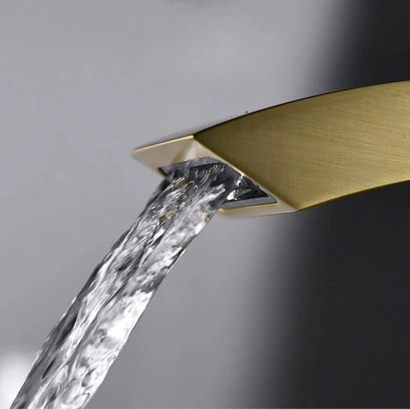 304 Stainless Steel Basin Faucet Faucet Factory Wash Basin Sink Basin Bathroom Cabinet Hot & Cold Water Faucet