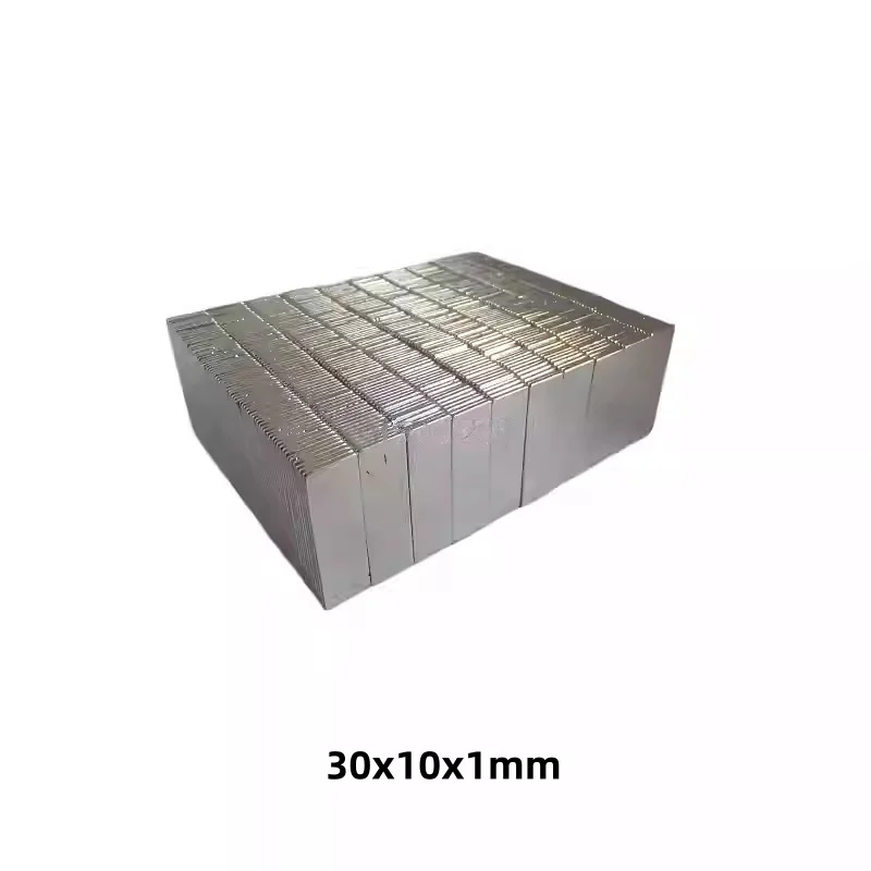 30x10x1mm Square magnets can be widely used 30mmx10mmx1mm  for refrigerators, office document fixation and DIY  30*10*1mm
