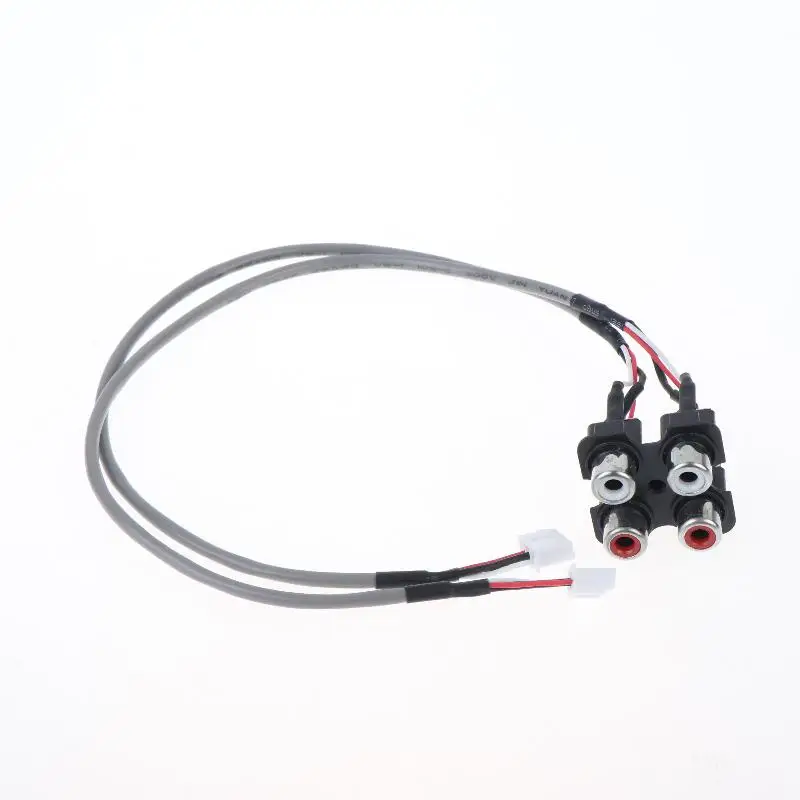 Audio Signal Cable High Fidelity 2 RCA to XH2.54MM 3PIN 30CM Audio Input Socket for DJ Mixer Transmission
