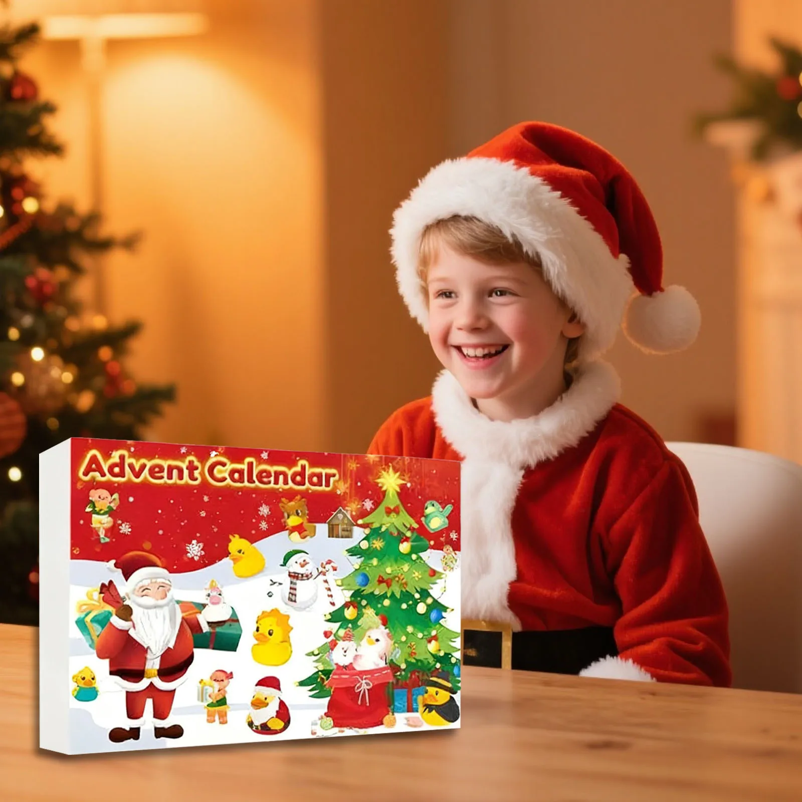 Decorações de natal 2025 calendário do feriado contendo 24 dias 2d acrílico pingentes planos adequado decoração de suspensão de árvore de natal