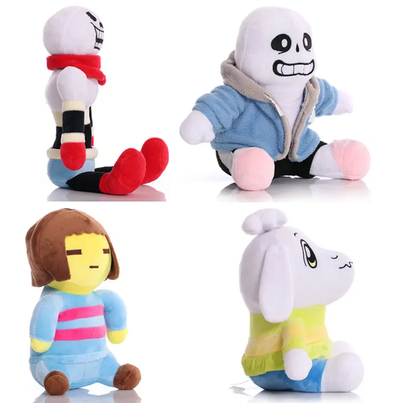 Anime Undertale Stuffed PP Cotton Plush Toys Kawaii Cartoon Game Role Sans Frisk 20-30cm Soft Dolls Birthday Gifts for Children