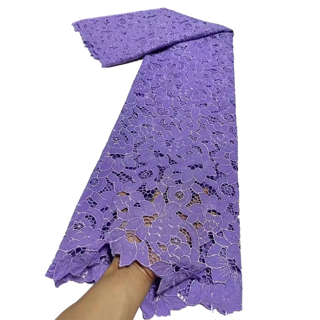 5 ياردة النيجيري جبر الحبل أقمشة الدانتيل 2025 جودة عالية الترتر الأفريقي شبكة الحليب الحرير نسيج دانتيل مطرز النساء الخياطة