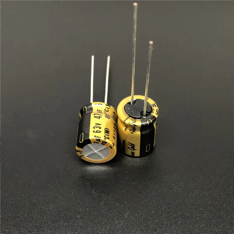 

10Pcs/100Pcs 47uF 63V NICHICON FG Series (fine gold) 10x12.5mm 63V47uF High Grade HIFI Audio Capacitor