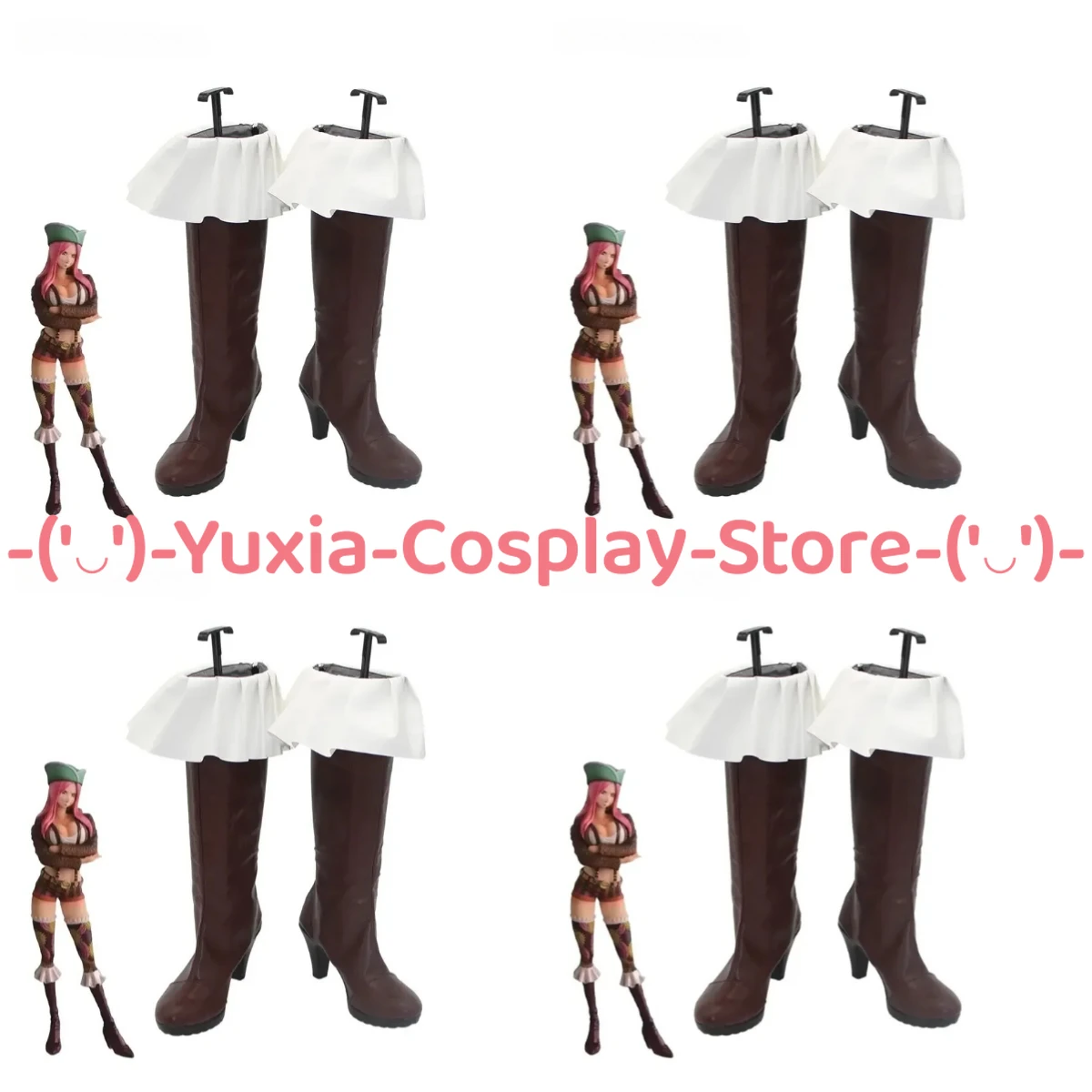 

Юксиакосплей! OP ювелирные изделия Бонни, обувь для косплея, аниме, реквизит для игрового персонажа, ботинки из искусственной кожи, карнавальный костюм на Хэллоуин