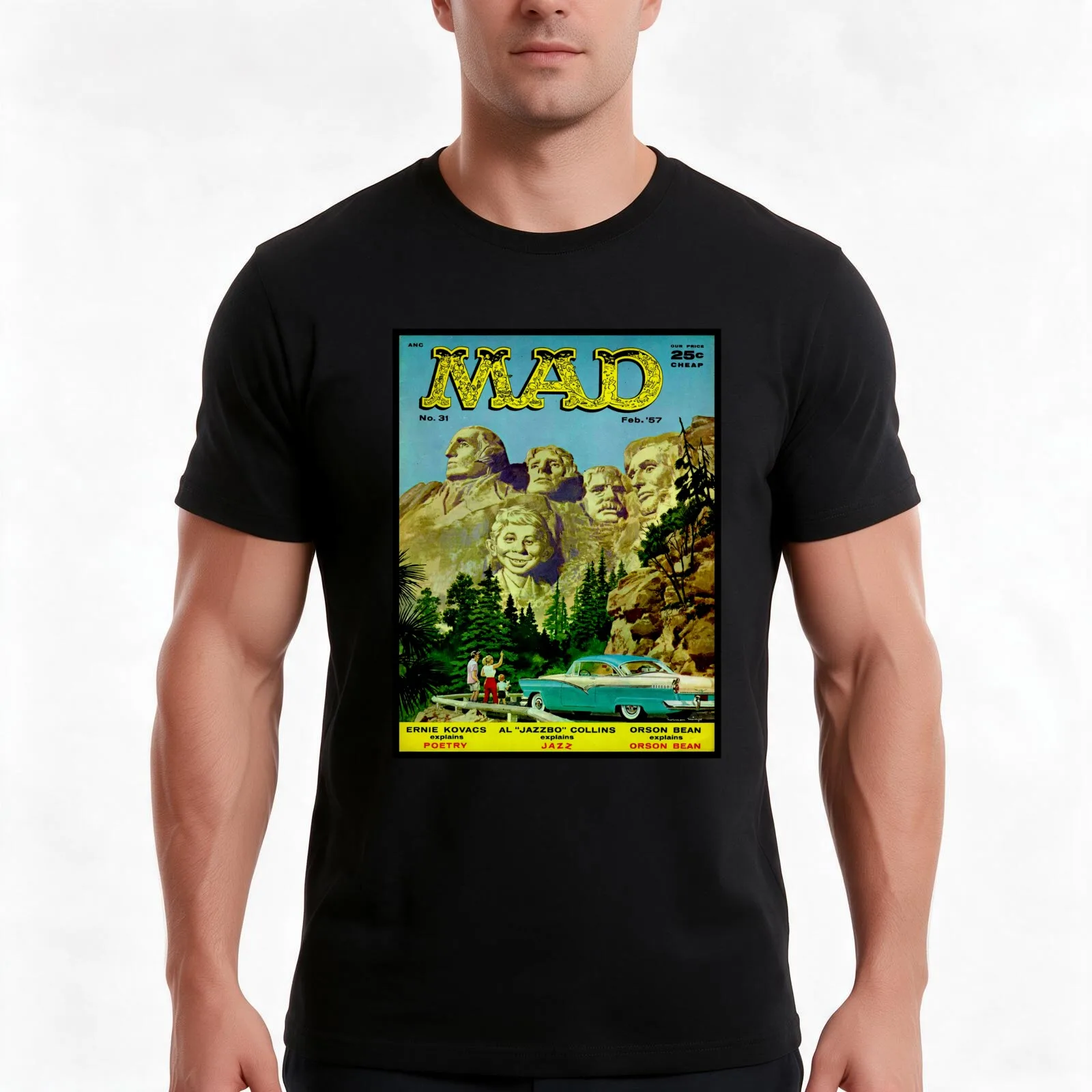OH, MY, YES!, ANOTHER CLASSIC VINTAGE MAD MAGAZINE COVER ART T-Shirt, Summer Casual Cotton Tee, Oversized Streetwear Tops
