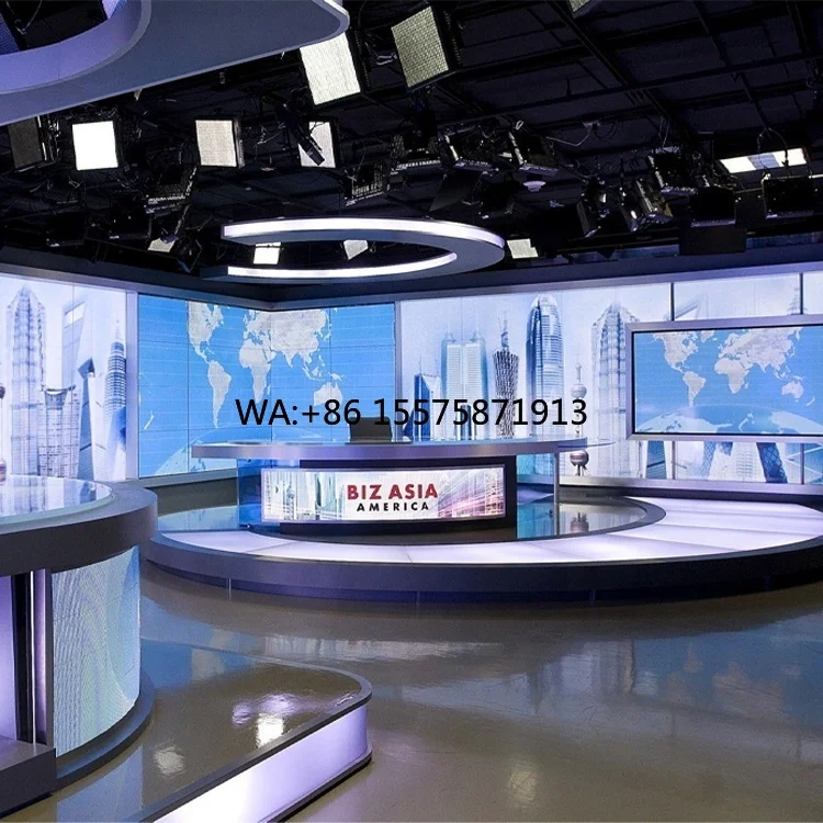 7680hz P1.9 1.9mm  P2.6 2.6 mm HDR Indoor Stage Background LED Tv Studio Screen LED Video Wall Display for Virtual Production