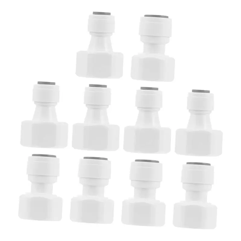 

Innovative For Water Purifier& Filter Compatible Quick Connector For Water Tube Fitting Kit- 10Pcs Set
