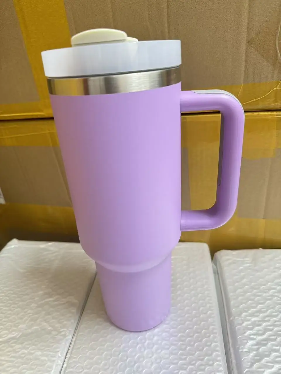 Cross-border spot hit product 2nd generation 40OZ stainless steel car cooler cup thermos