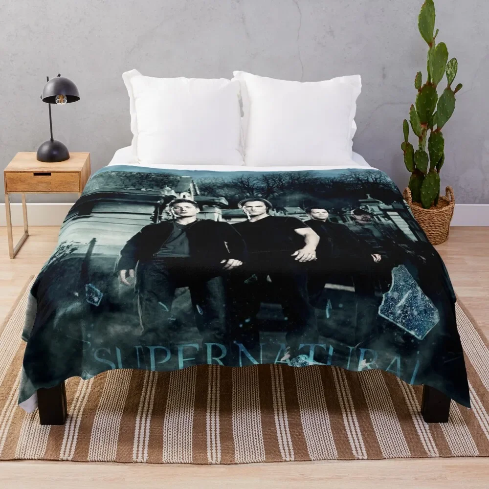 

Supernatural Throw Blanket Faux Fur Soft Warm Blanket for Bed