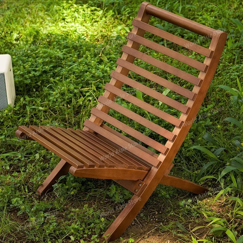 Outdoor Household Thick Stool Portable Folding Chair Stackable Living Room Minimalist Style Stool Chair Leisure Lounge Chair New
