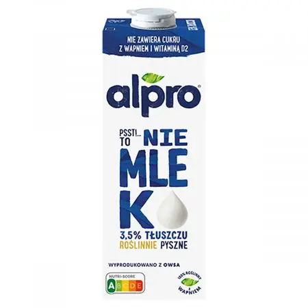 Alpro No es bebida de avena sin leche y azúcar 1 L