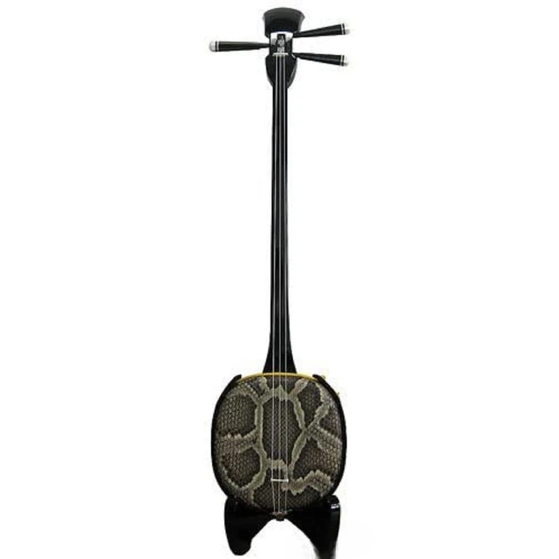 

Okinawa craftsman third-line musical instrument leather second-layer snakeskin