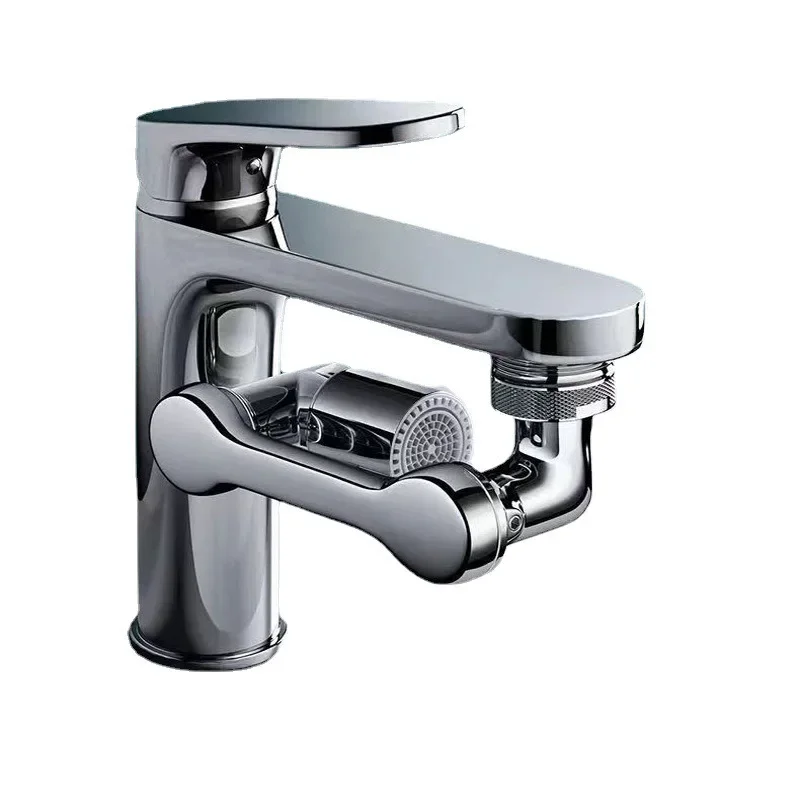 

Universal 1080° Rotation Extender Faucet Aerator Splash Filter Proof Kitchen Washbasin Faucets Bubbler Nozzle Robotic Arm