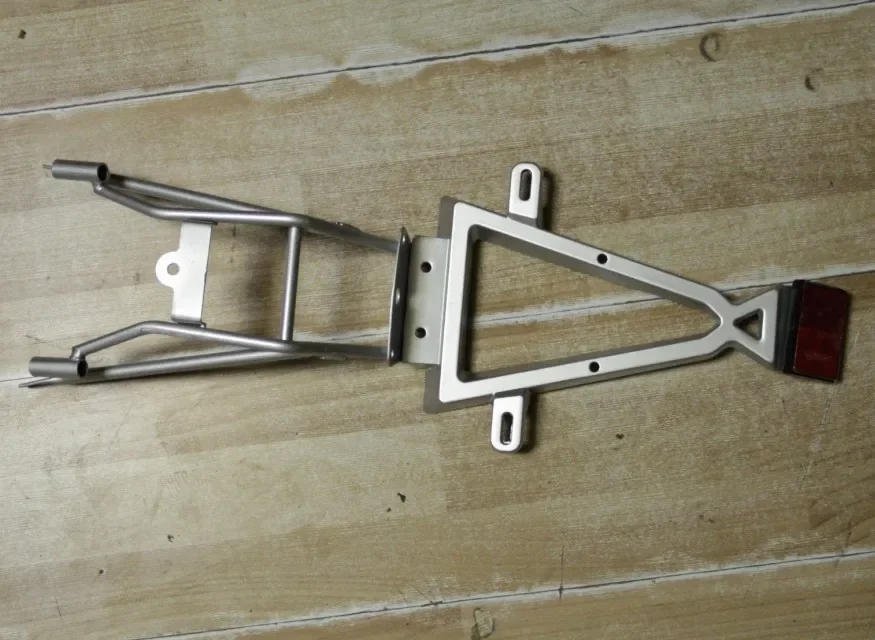 STARPAD For Motocross accessories after the aluminum plate frame CQR taillight bracket assembly cqrA5 A6 A3