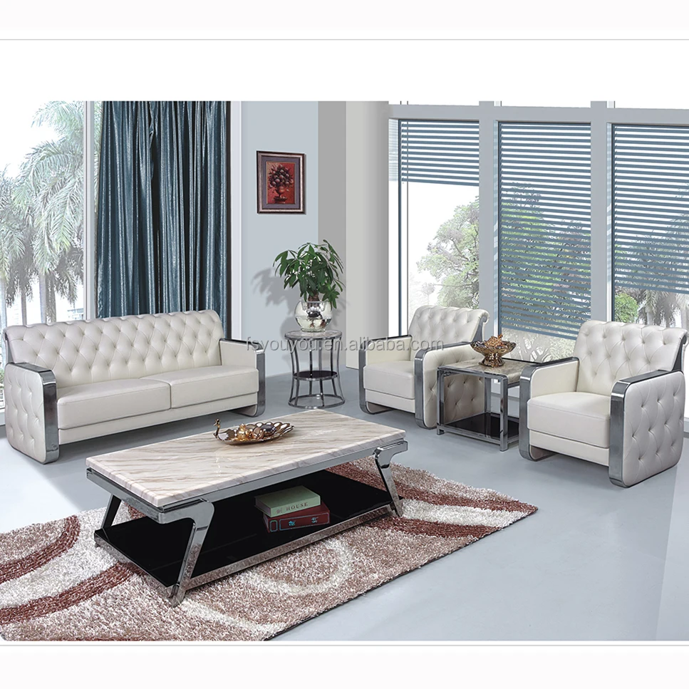 Modern Simple Pu Leather Office Sofa Set for Business Meetings Boss Negotiations for Reception Rooms Coffee Tables Apartments