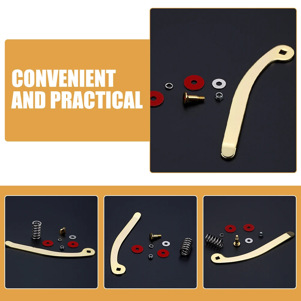 

Golden Metal Single Tremolo Arm Bridge Claw Folding Electric Guitar Accessories Durable Thread Tremolo Arm Guitar Replacement