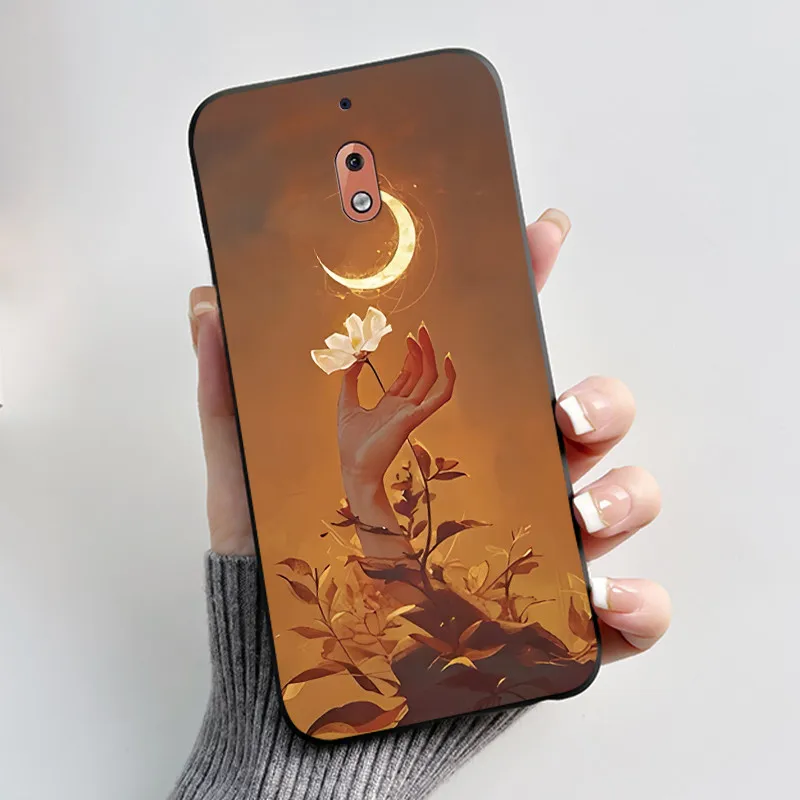 2026 New Popular Black Phone Case For Nokia 2.1/Nokia 2 2018 Soft Shockproof Cover Cute Unique Design Rabbit Lamp Pattern - view 5