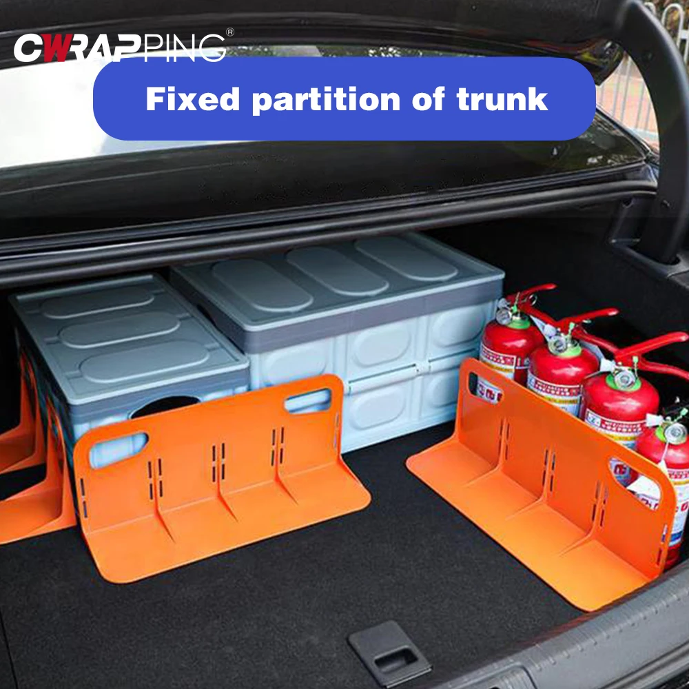 Car Back Trunk Fixed Rack Holder Multifunctional Fixed Partition Car Plastic Baffle Solid Baffle Back Trunk Fixed Rack Holder