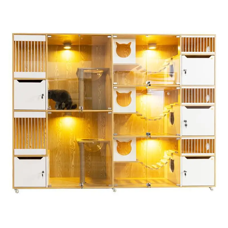 

Cat Villa Display Cabinet Foster Cat Cabinet