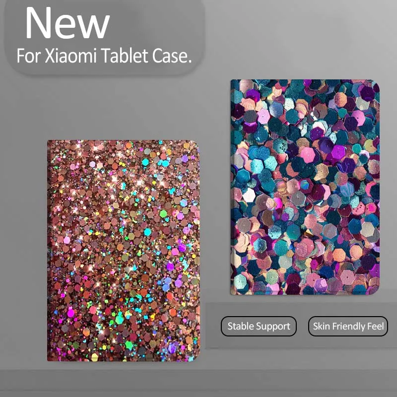 

Colorful luminous pattern For Xiaomi Redmi Mi Pad 4 5 6 7 8 K SE Mini Pro Plus Max 10.1 11.2 inch Tablet Case