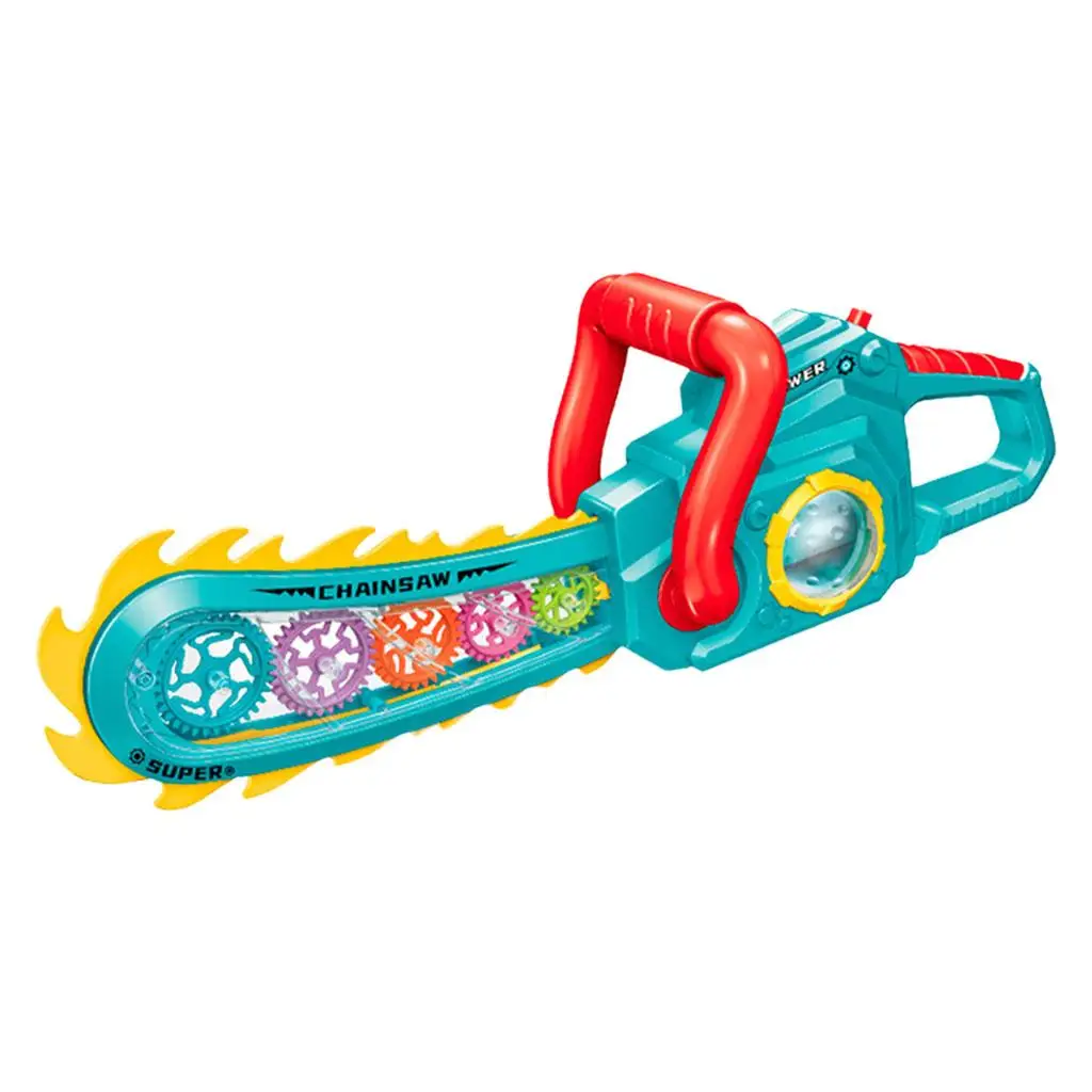 Battery Powered Gear with Develop Imaginatin for Children Play Tool Toy Pretend Power Tool Toy
