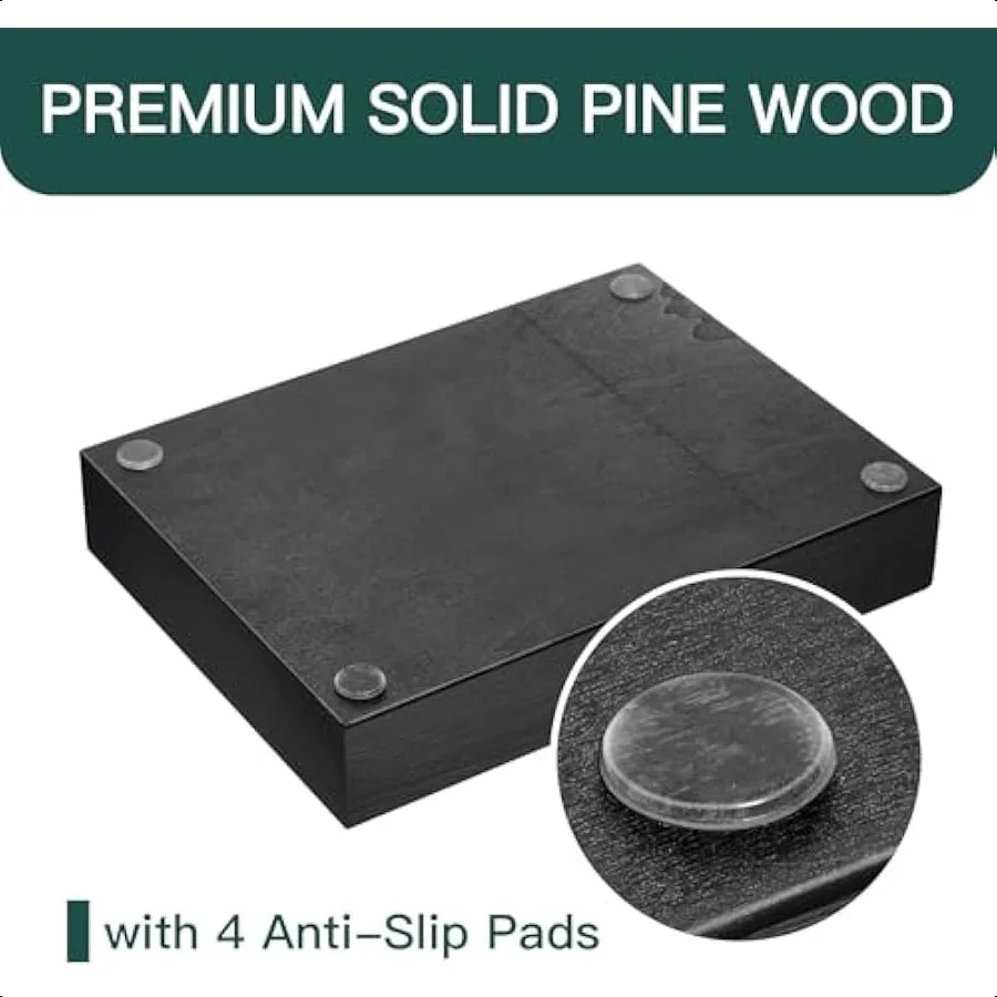 صينية تنظيم درج المكتب مع 9 مقصورات قابلة للتعديل، ملحقات مكتب خشبية، لوازم تخزين منظمة للمكتب