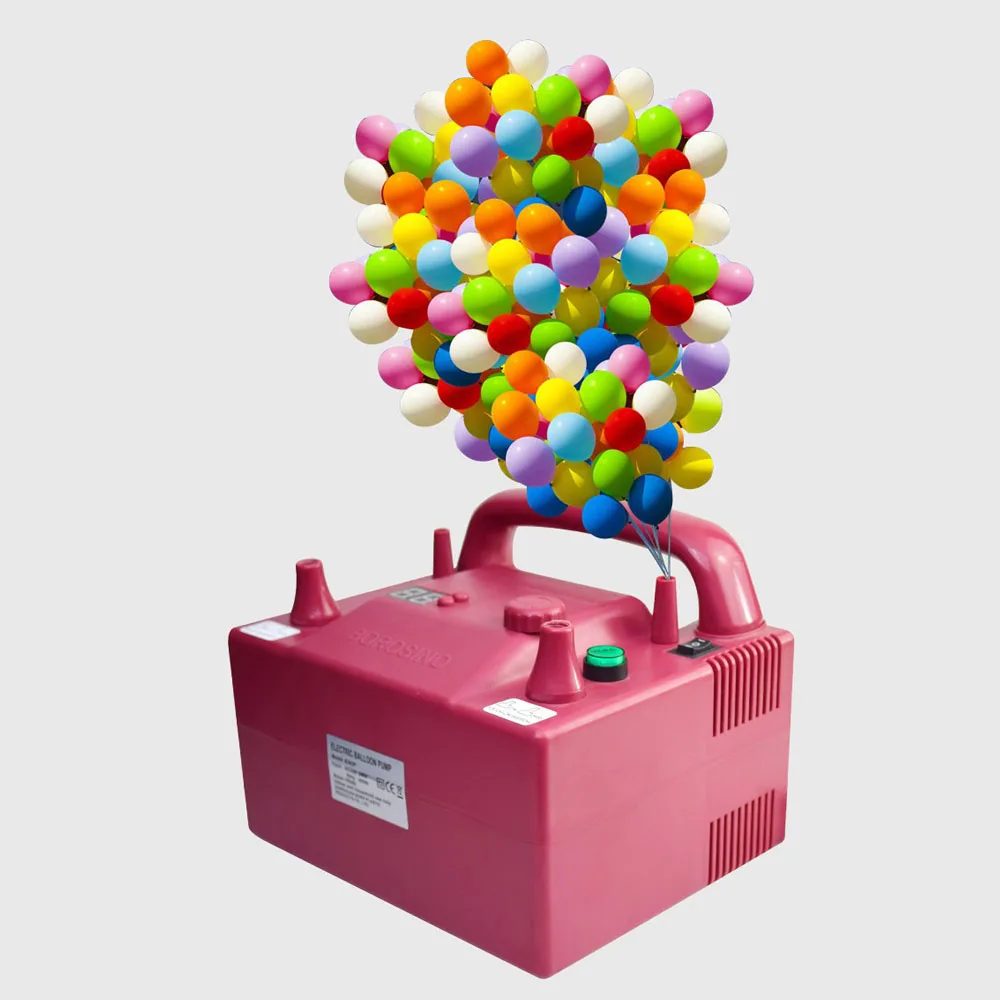 

Double Nozzle Electric Balloon Pump AC Portable Inflator Pump High Power Fast Inflation Party Supplies Air Pump Blower