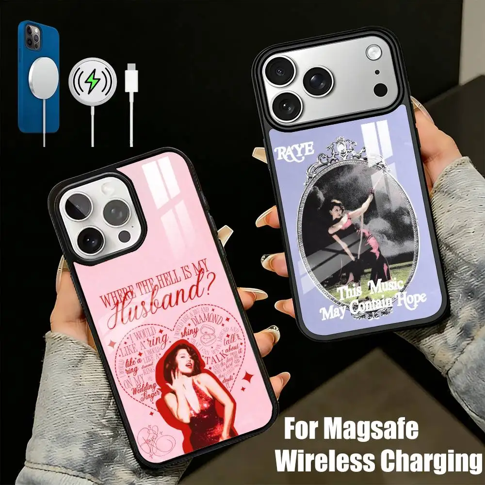 

Where-s RAYE-S H-Husband Phone Case For iPhone17,16,15,14,13 Plus,Pro Max Magnetic For Magsafe Wireless Charging