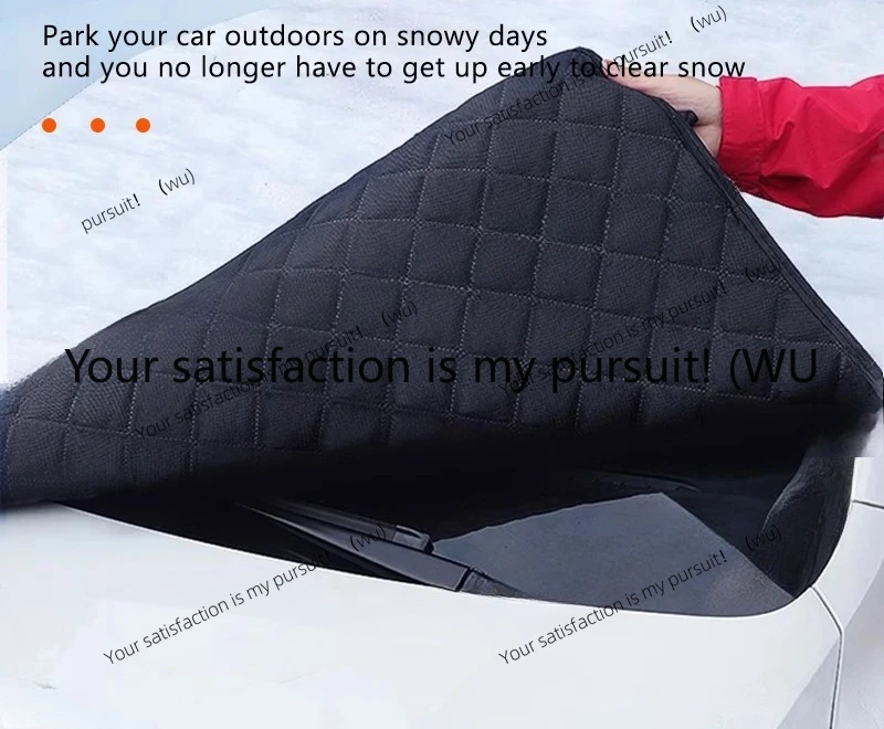 Thicken Car Windshield Snow Shield 5-Magnet Large Size Full Protection Front Window Snow Cover Windproof Anti Ice Cover