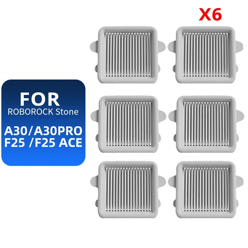 B07B-For Roborock F25 Combo F25 ACE Wet And Dry Washable HEPA Filter Vacuum Accessories