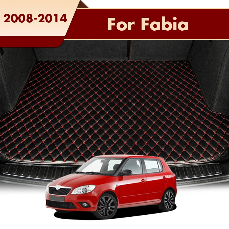 

Коврики в багажник автомобиля подходят для Skoda Fabia 2014 2013 2012 2011 2010 2009 2008, задний поднос багажника, накладки на багажник, аксессуары, продукты