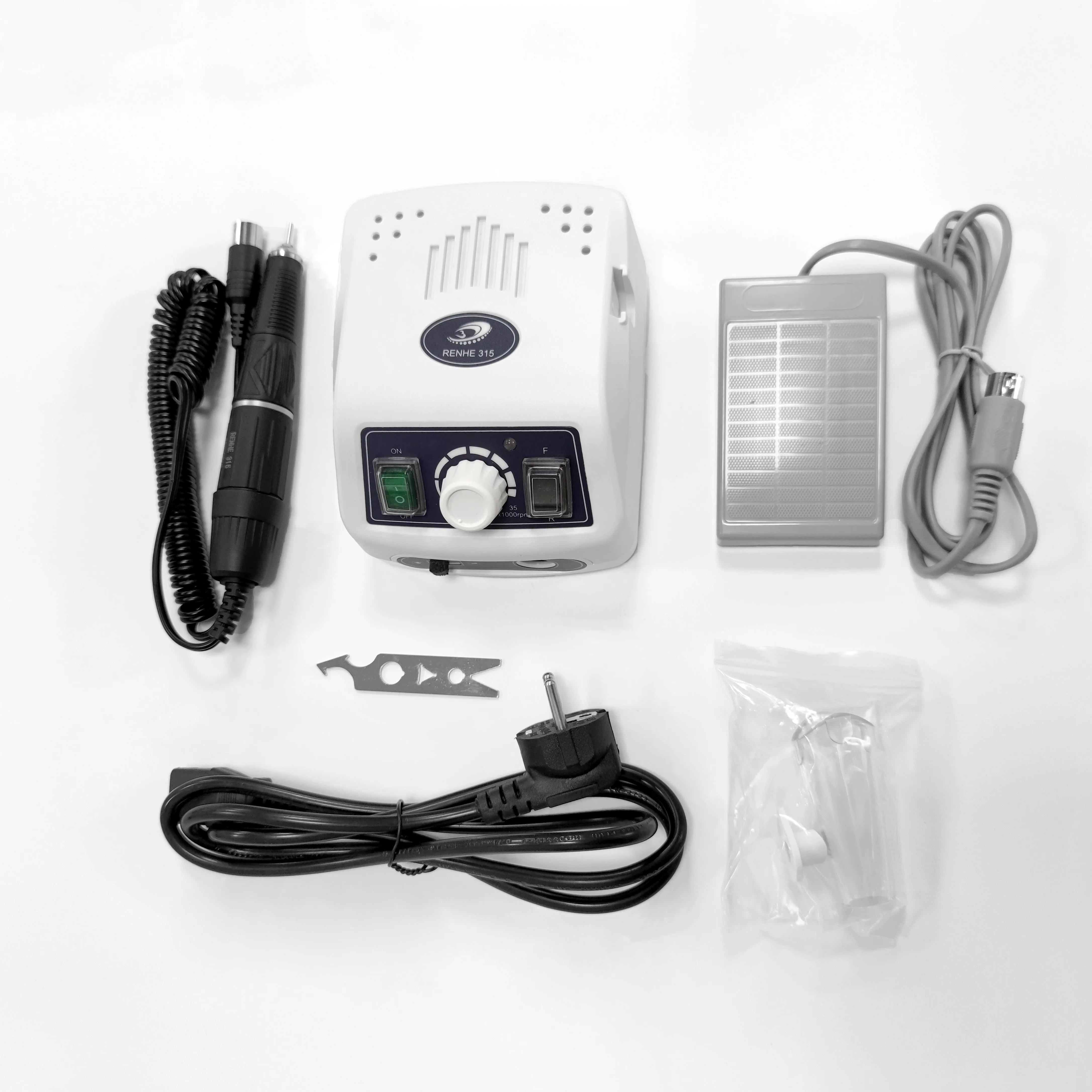 Renhe 315 Machine de manucure électrique nouveau design polisseuse à ongles à 35000 tr/min pour perceuse à ongles