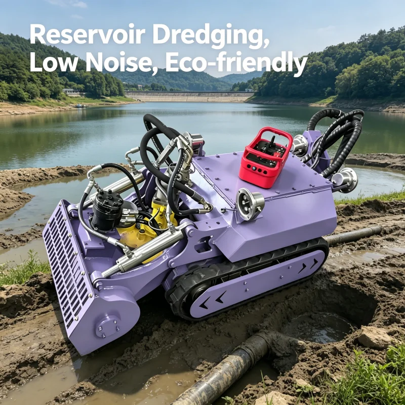 Waterproof Sewer Desilting Robot Remote Control Crawler System For Industrial Wastewater Pipe Maintenance And Sludge Suction