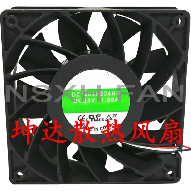 

DZ12038B24HR 24 В 12038 1,00 А Охлаждающий вентилятор с высокой скоростью и большим объемом воздуха