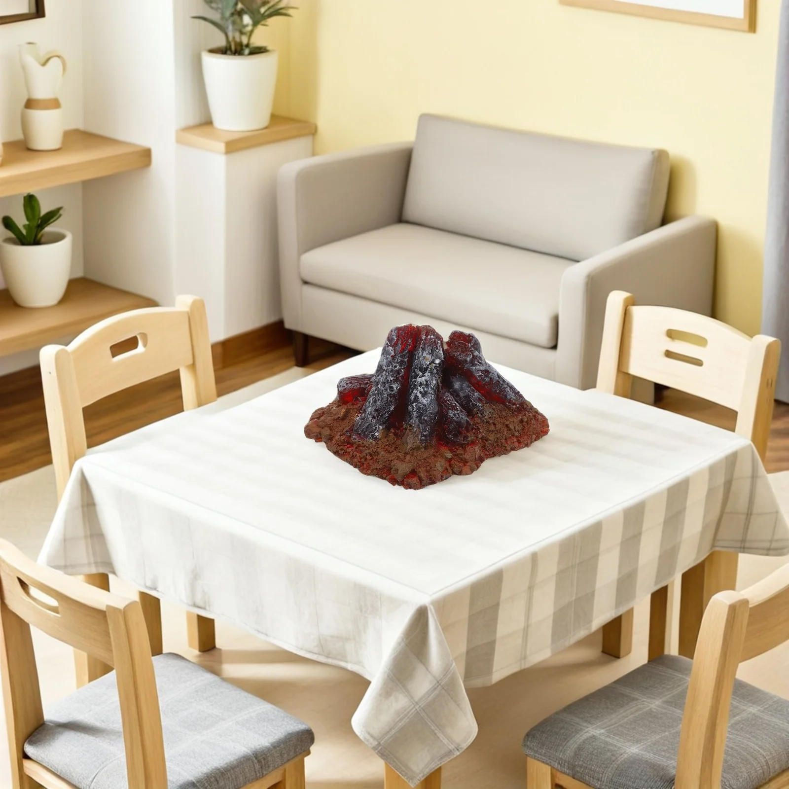 

Miniature Bonfire Fake Campfire Ornament Resin Craftsmanship For Dollhouse Diorama Garden Scenes Micro Landscape Prop Holiday