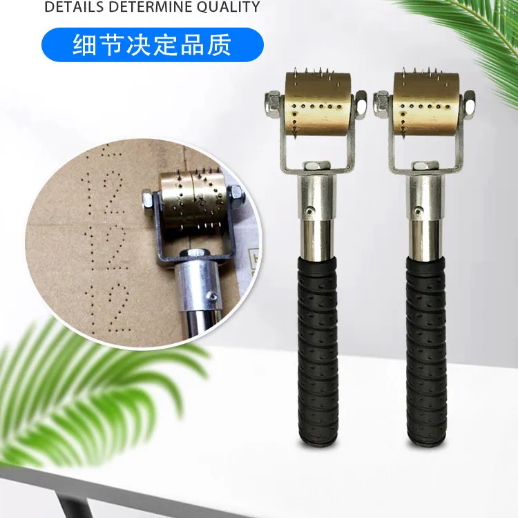 Custom Code Printer Roller Digital Needle Perforation Anti-Counterfeit Dating for Milk Beverage Cartons