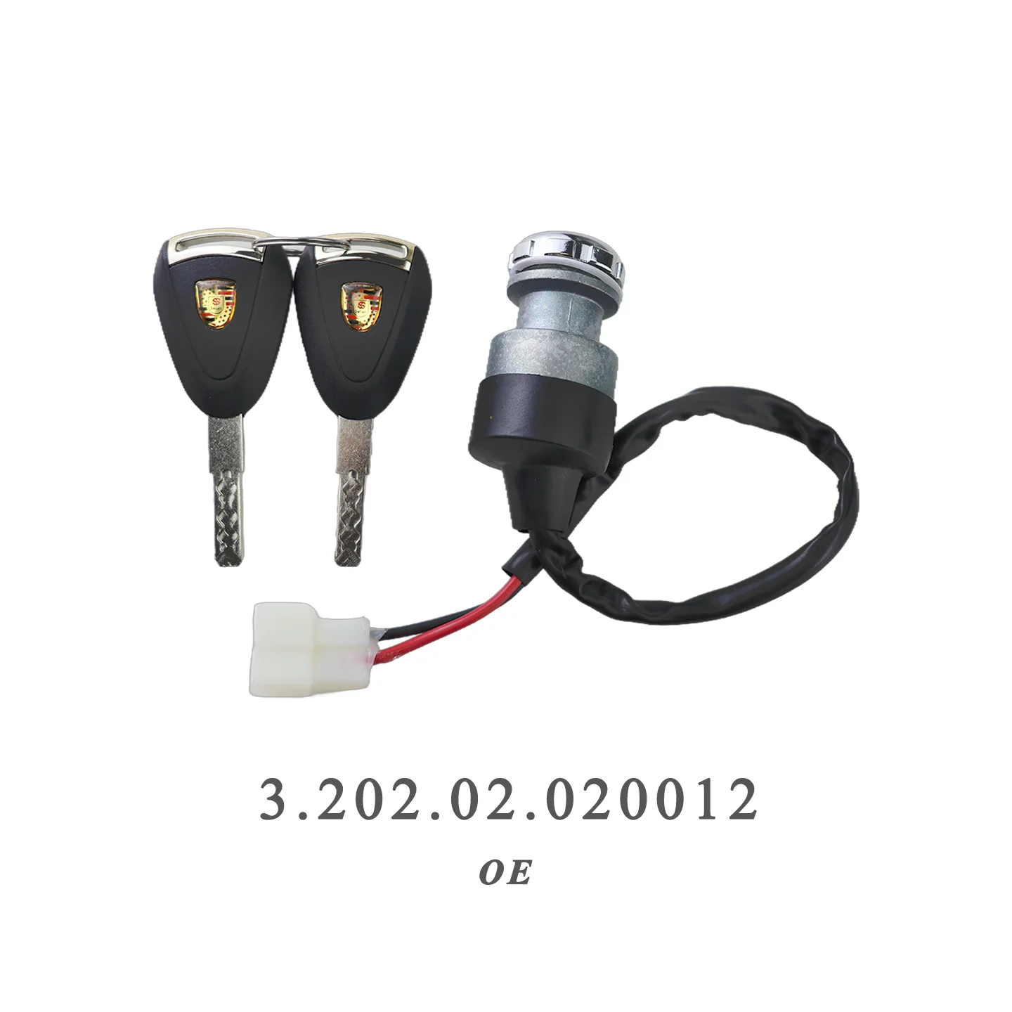 Golf Cart Accessories LV Tong Universal Power Key Switch with 2 Keys For Shuttle Car Golf Cart OEM 3.202.02.020012