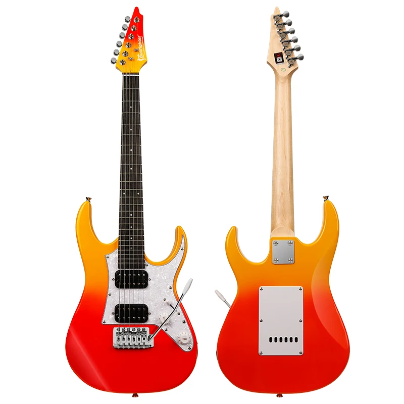 Poplar Wood Mini 6 String Electric Guitar Portable Small Size Musical Instrument For Kids And Beginner Daily Learning & Practice