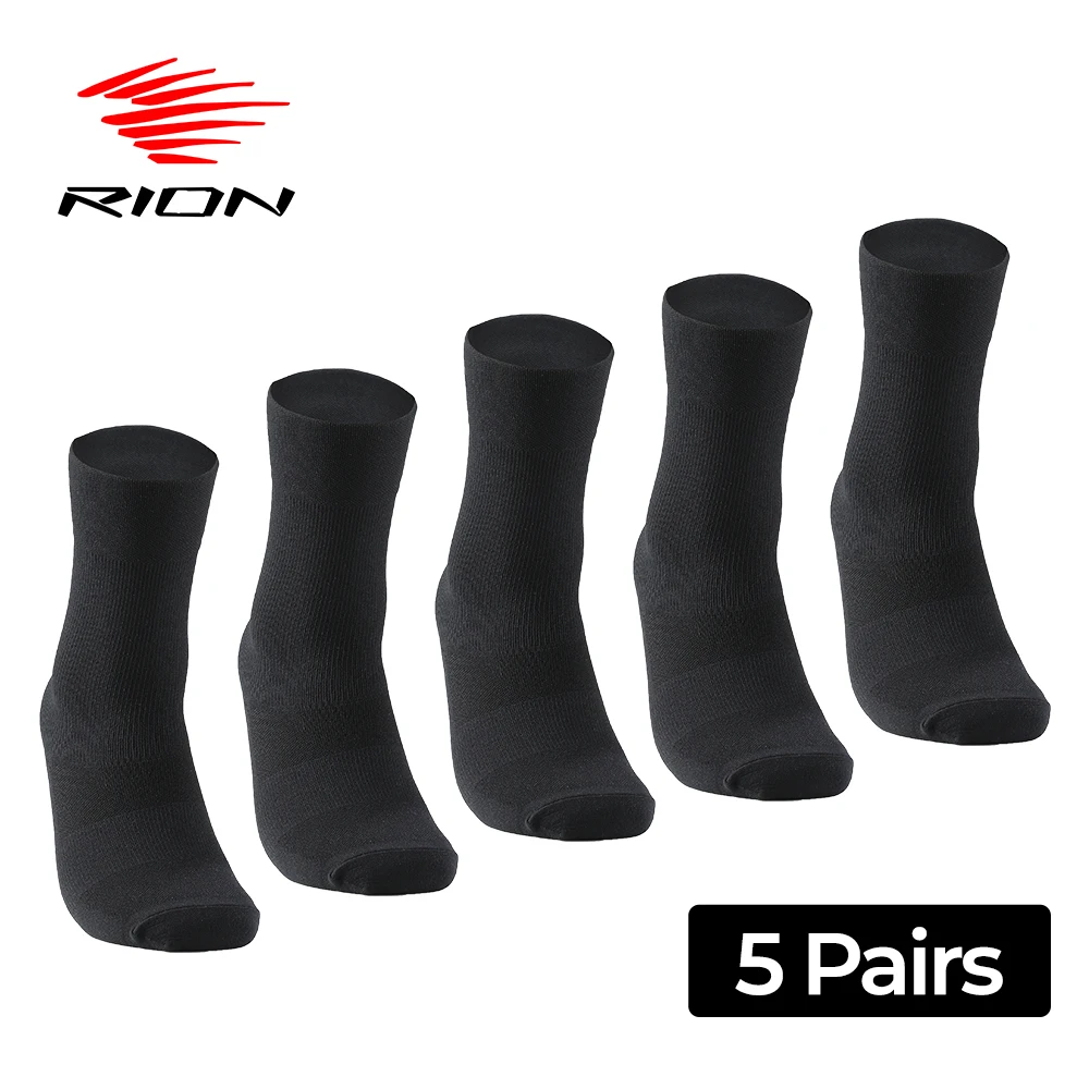 RION Sports Socks Men Cycling Basketball Running Bicycle MTB Sets Road Bike Motorcycle Wear Resistance Outdoor Hiking Breathable