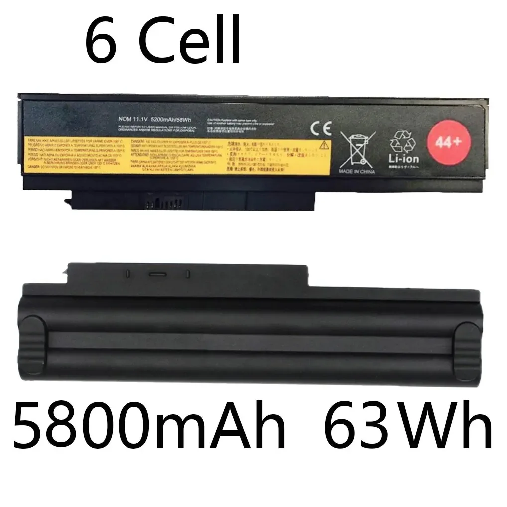 Laptop Battery for Lenovo Thinkpad X220 X220i X220S X230 X230i X230S 6Cell or 9Cell 11.1v