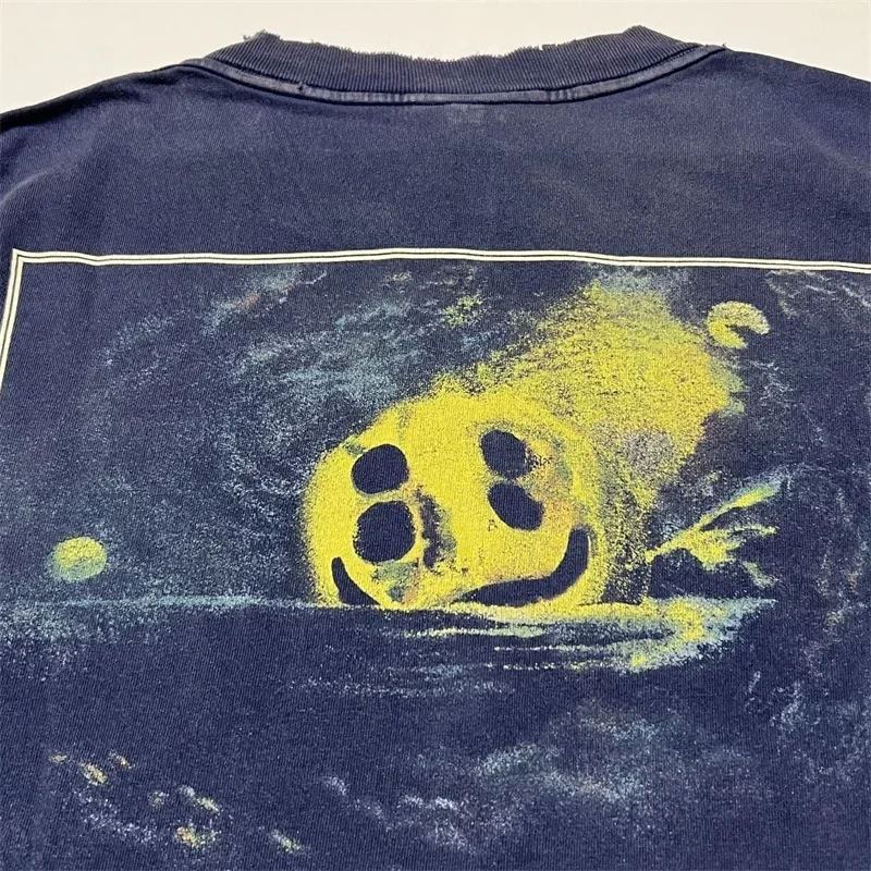 25ss Washed CACTUS PLANT FLEA MARKET SAINT MICHAEL T Shirt Men Women 1:1 Best Quality STAR STAR Oversized T-shirts