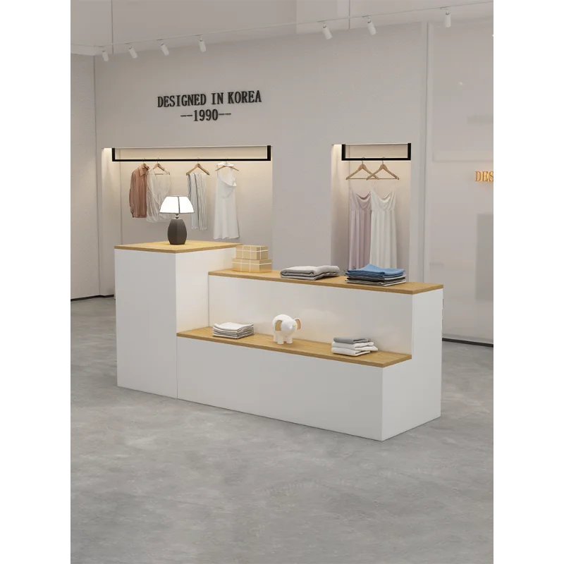Clothing store Nakajima middle display table Shopping mall shoe bag display cabinet Storage women's clothing children's clothing