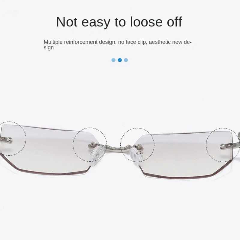2 قطعة الكلاسيكية خفيفة بدون شفة الذاكرة التيتانيوم المغناطيسي نظارات للقراءة الرجال النساء طويل النظر النظارات قوة + 1.0 ~ + 4.0 #5
