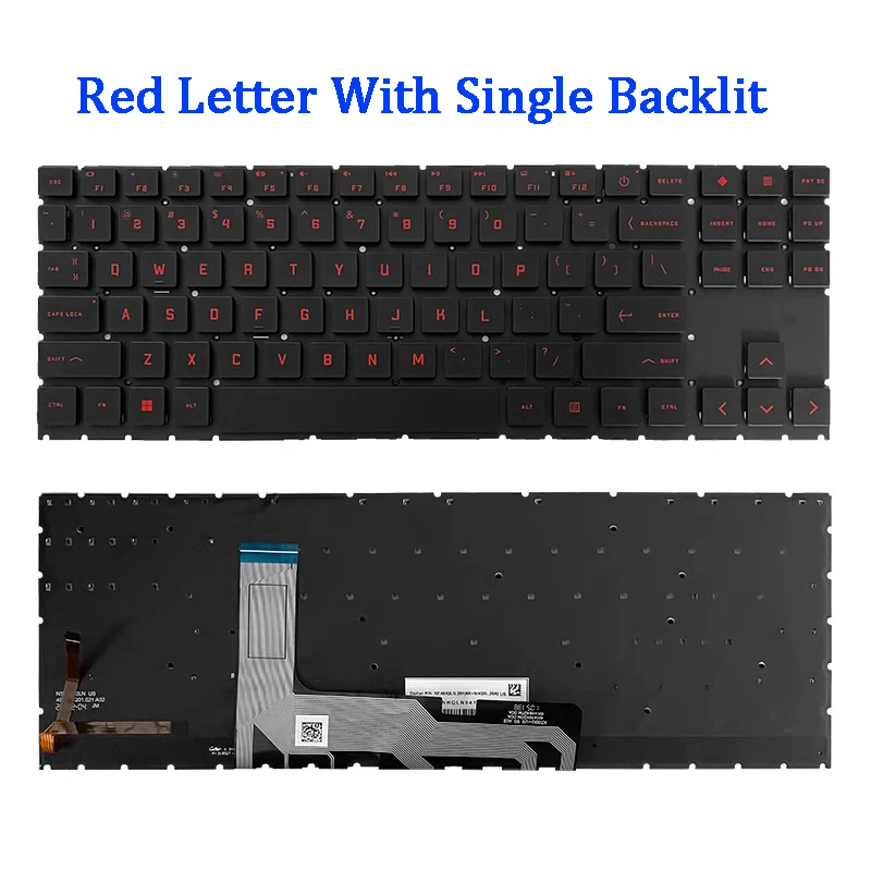 New Laptop Keyboard For HP OMEN 6 PRO 15-EN 16-C 16-N TPN-Q238 Q281 Q267