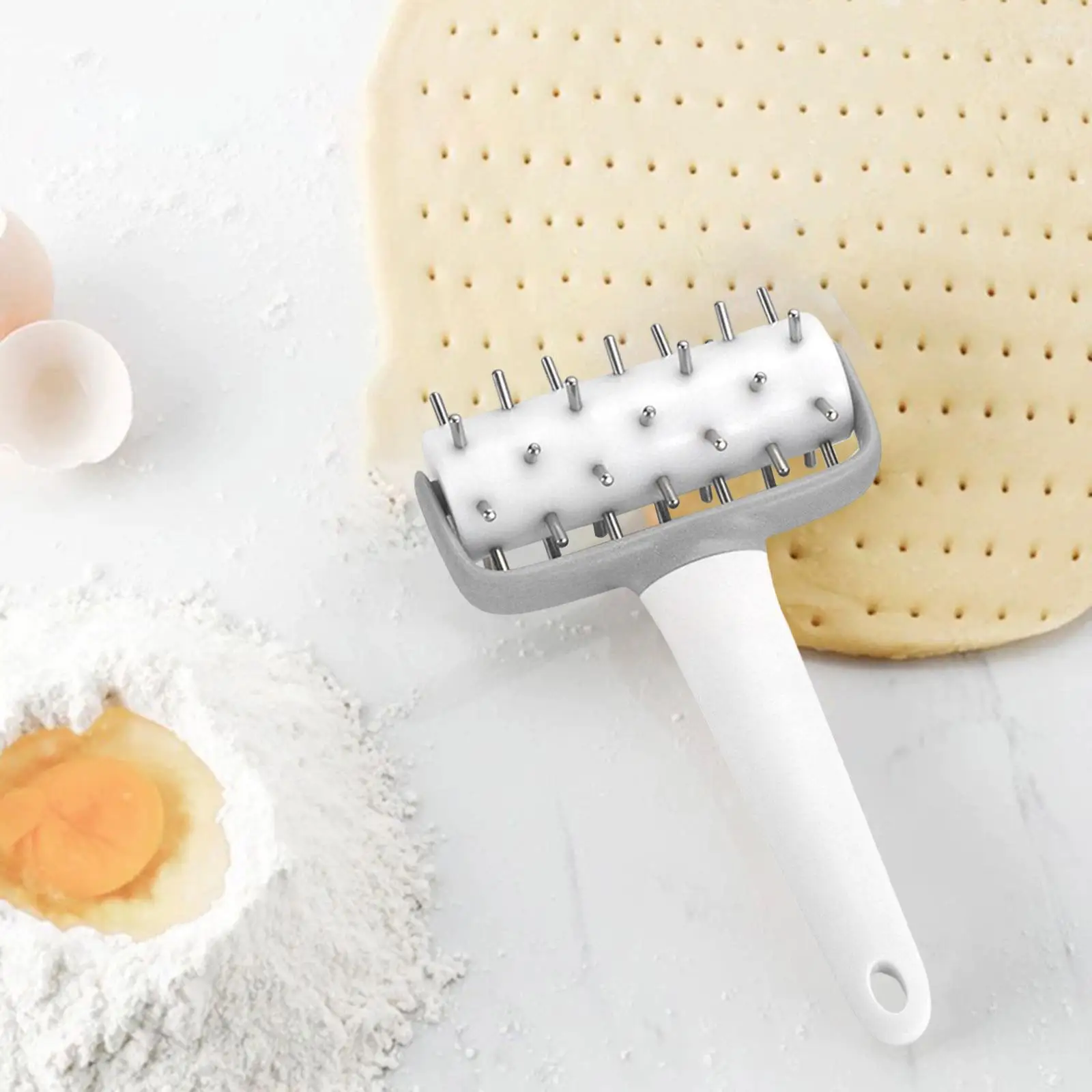 بيتزا دوكر رولر أداة المعجنات فطيرة دبوس لمطعم خبز الأم #1