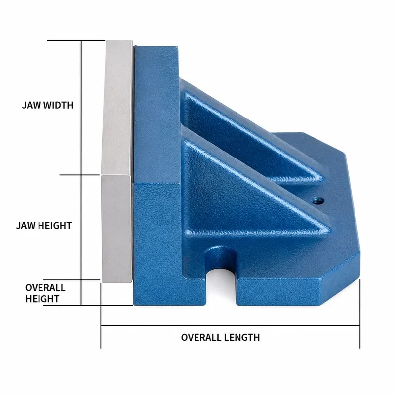 Split Type Parallel Jaw Vise Large Opening Precision Milling Machine Vise High Density Combination Fixture for CNC Machining